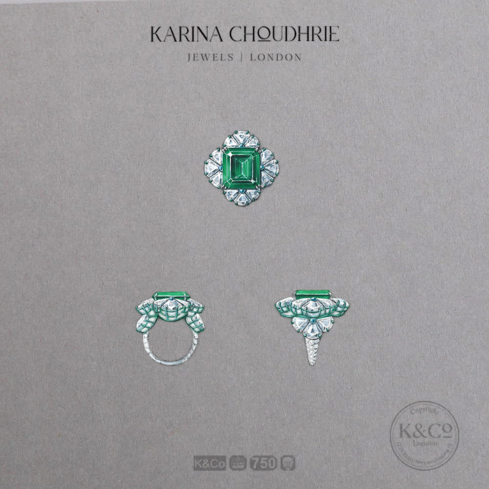 GREEN GODDESS RING