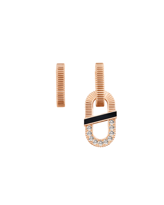 VITAMIN PINK EAR PENDANT - ONYX