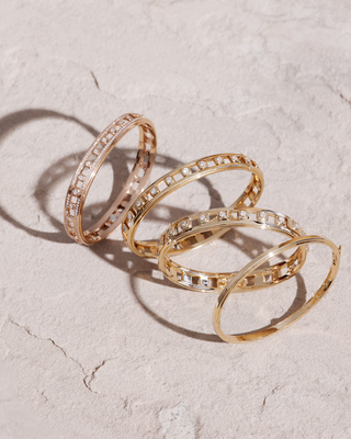 ICON STEPPING STONE BRACELET GOLD