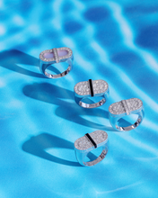 Load image into Gallery viewer, VITAMIN PINK COLOURS RING - DIAMOND PAVÉD