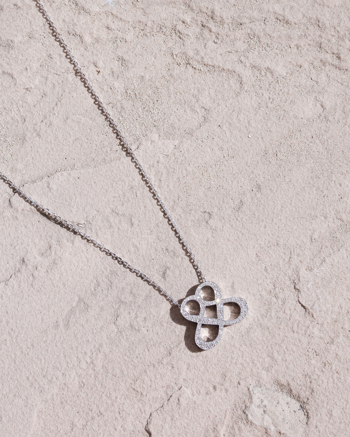ONE LOVE PENDANT - DIAMOND PAVÉD