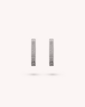 Load image into Gallery viewer, VITAMIN PINK RIBBON HOOPS - SMALL