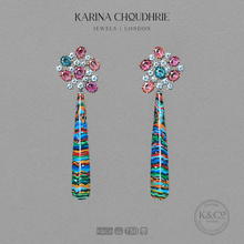 Load image into Gallery viewer, DEEP SEA PRISM EARRINGS