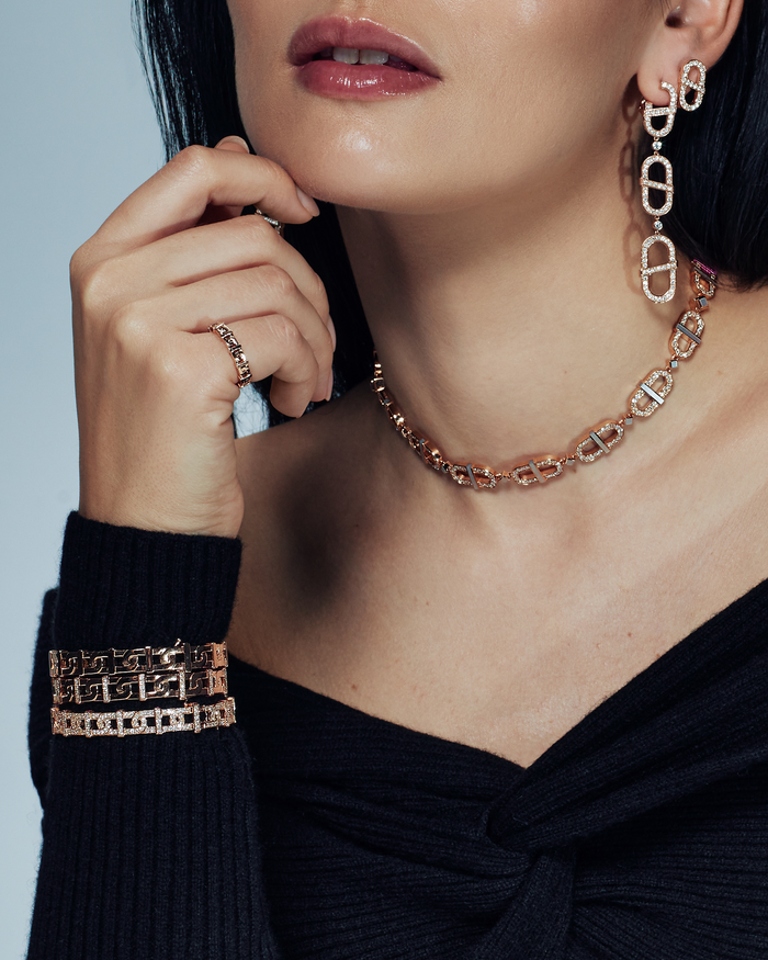 VITAMIN PINK BRACELET - DIAMOND BAR