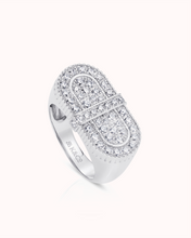 Load image into Gallery viewer, VITAMIN PINK COLOURS RING - DIAMOND PAVÉD