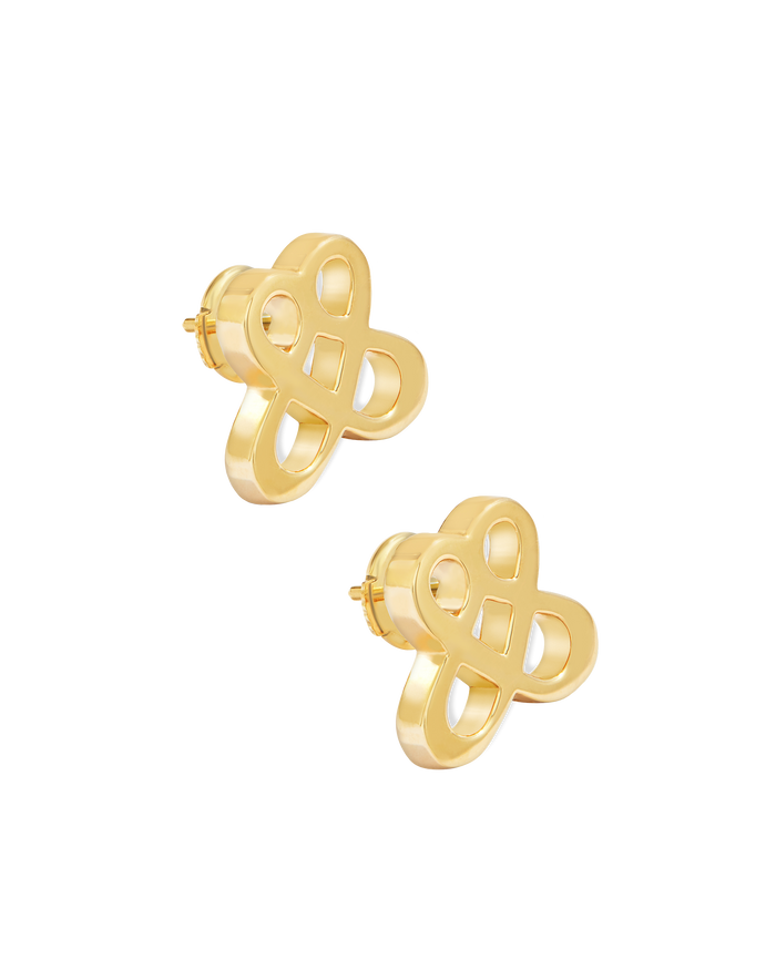 ONE LOVE STUDS GOLD
