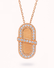 Load image into Gallery viewer, VITAMIN PINK ENERGY SAUTOIR - GOLD
