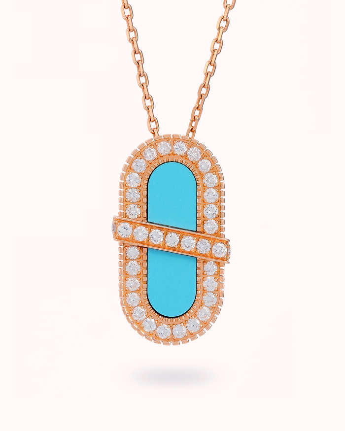 VITAMIN PINK ENERGY SAUTOIR - TURQUOISE