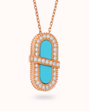 Load image into Gallery viewer, VITAMIN PINK ENERGY SAUTOIR - TURQUOISE