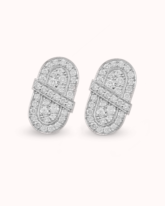 VITAMIN PINK ENERGY STUDS - DIAMOND PAVÉ