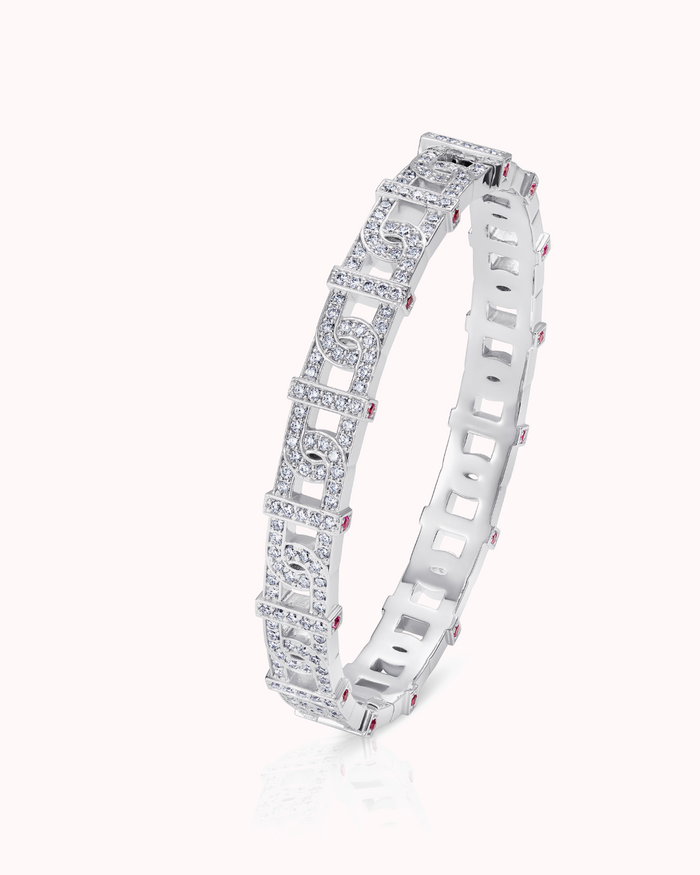 VITAMIN PINK - DIAMOND PAVÉD BRACELET
