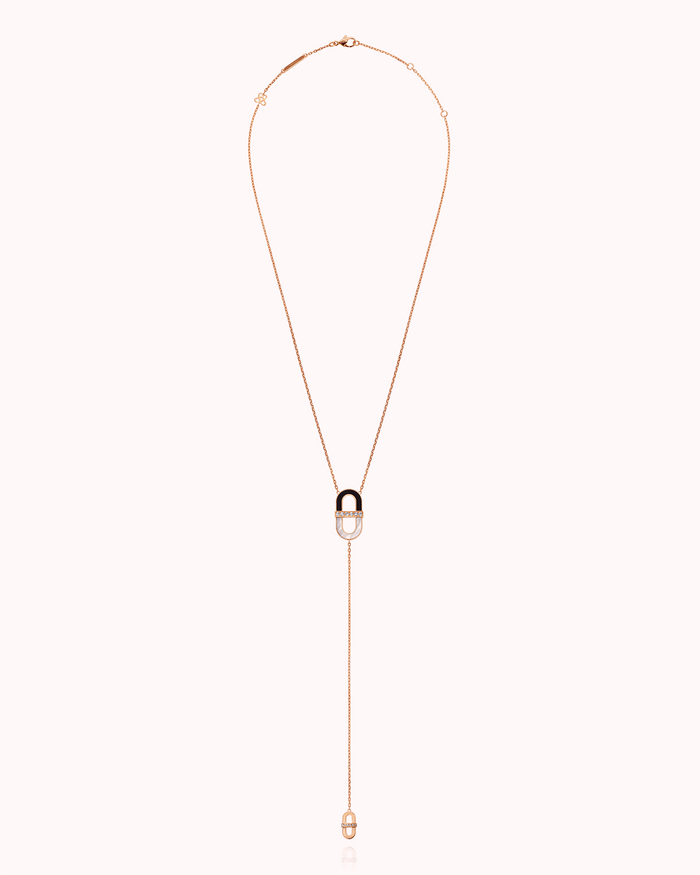 VITAMIN PINK LIGHT NECKLACE - ONYX