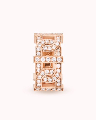 VITAMIN PINK DIAMOND-PAVÉD HOOPS EARRINGS