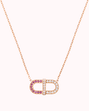 Load image into Gallery viewer, VITAMIN PINK MINI PENDANT - PINK SAPPHIRES & DIAMONDS