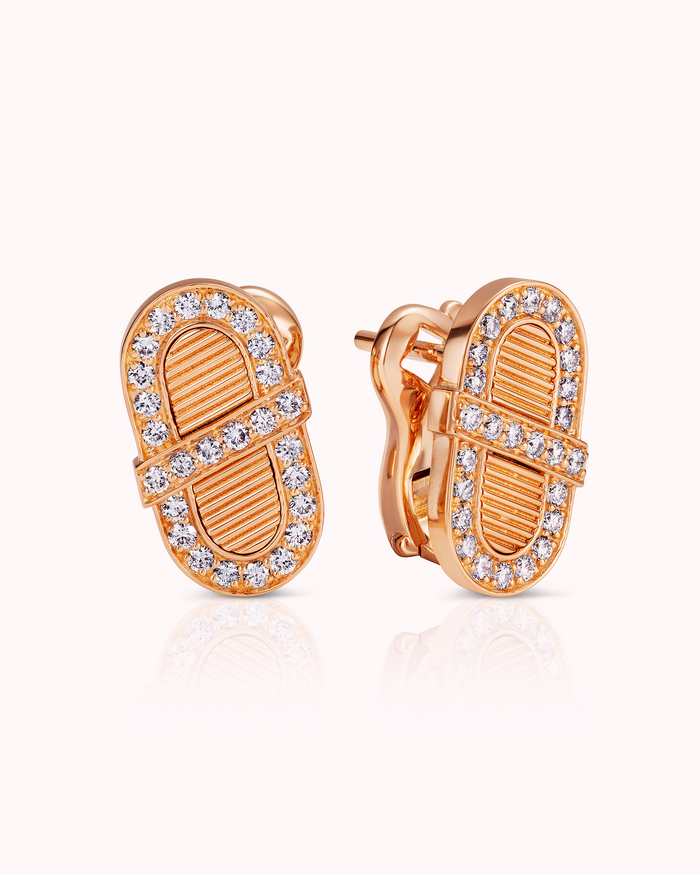 VITAMIN PINK ENERGY STUDS - GOLD
