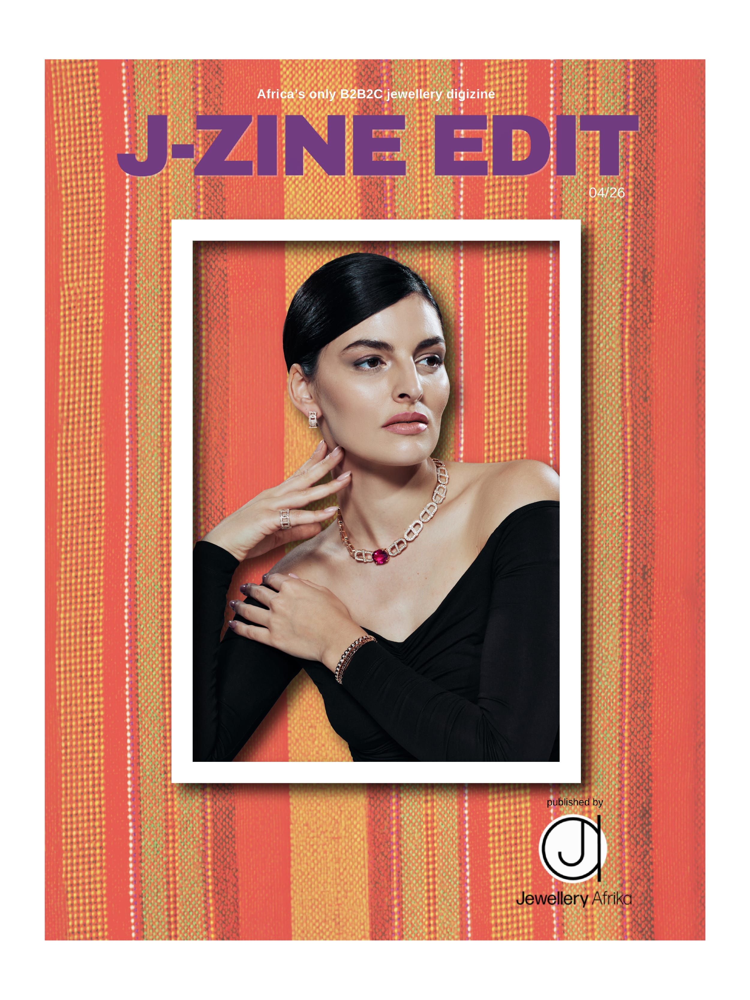J-Zine Edit 04/26 cover feature with Karina Choudhrie Jewels