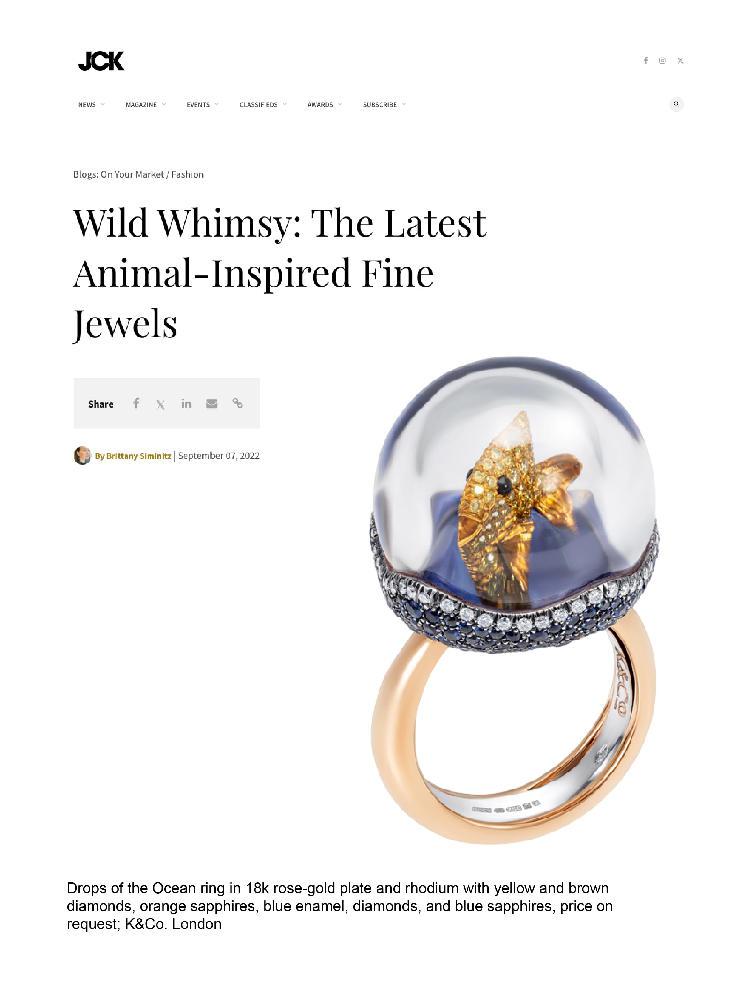 JCK wild whimsy feature