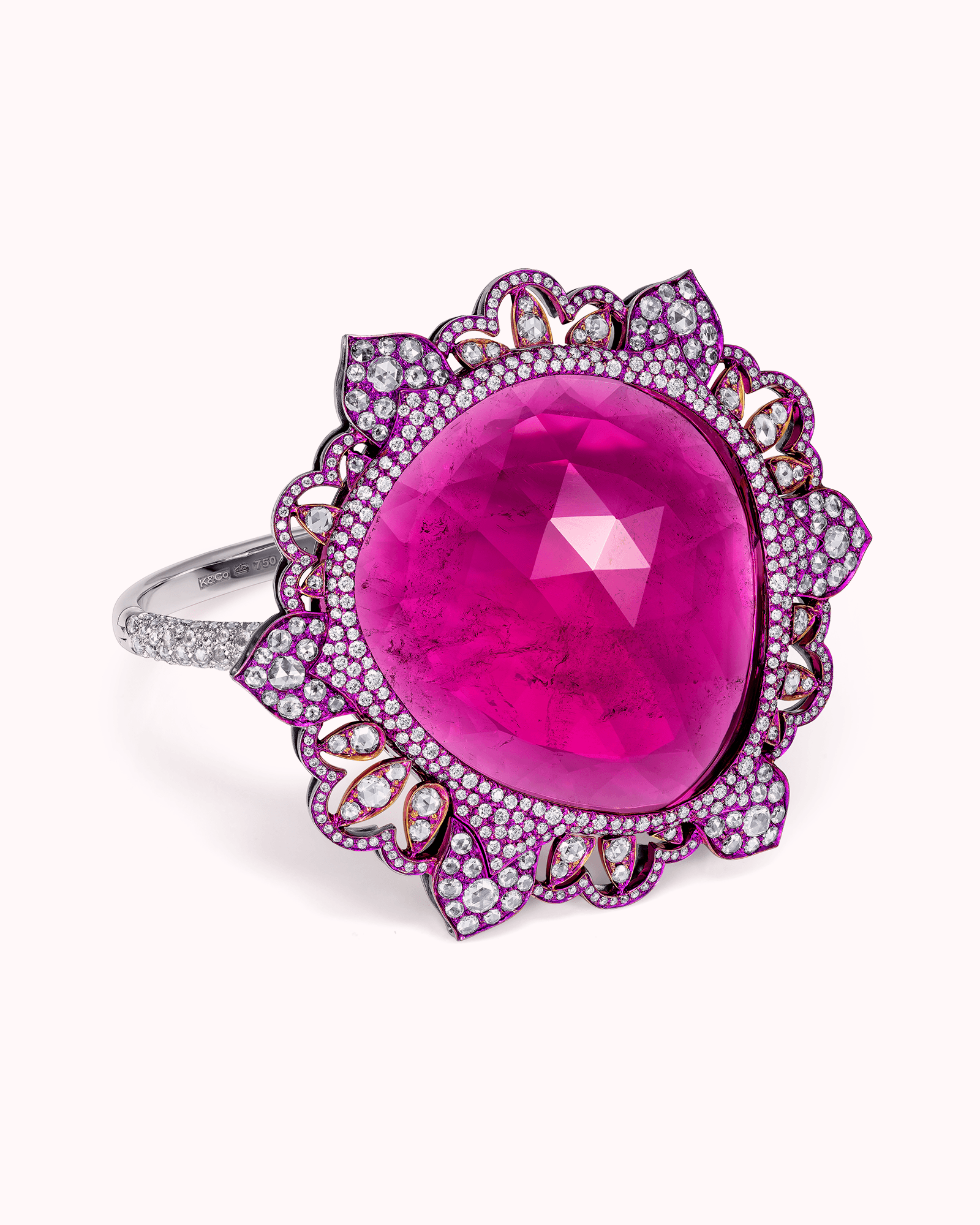 Sea Lotus cuff product visual shown with the press feature