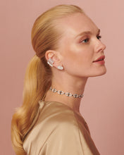 Load image into Gallery viewer, VITAMIN PINK EARRINGS SLANT STUDS PAVÉ
