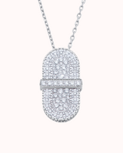 Load image into Gallery viewer, VITAMIN PINK PENDANT SAUTOIR - DIAMOND PAVÉ
