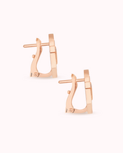Load image into Gallery viewer, VITAMIN PINK EARRINGS SLANT STUDS
